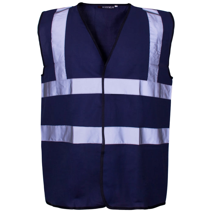 Coloured Vest Navy