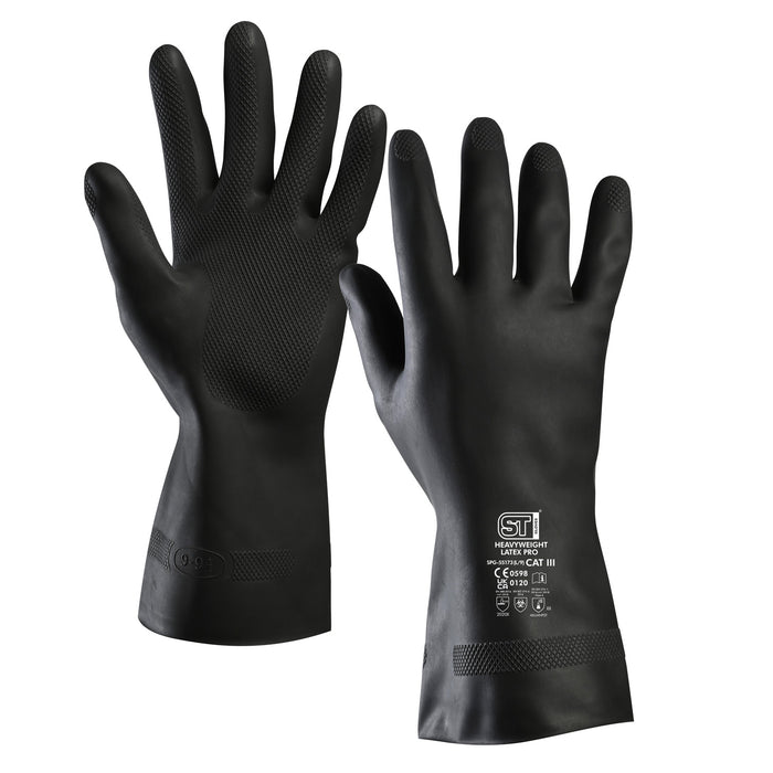 Heavyweight Latex Pro Chemical Gloves