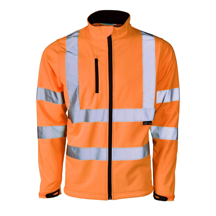 Hi Vis Softshell Jacket Orange