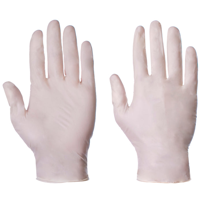 Powderfree Latex Gloves White