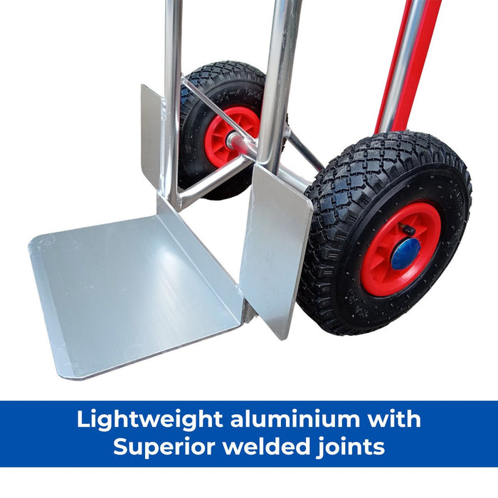 Dual Handled Aluminium Sack Truck - 150kg Capacity - Jackson Handling Ltd
