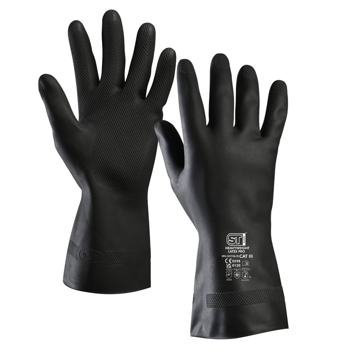 Heavyweight Latex Pro Chemical Gloves - Jackson Handling Ltd