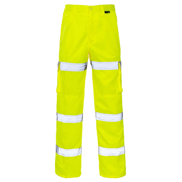 Hi Vis 3 Band Combat Trousers - Jackson Handling Ltd
