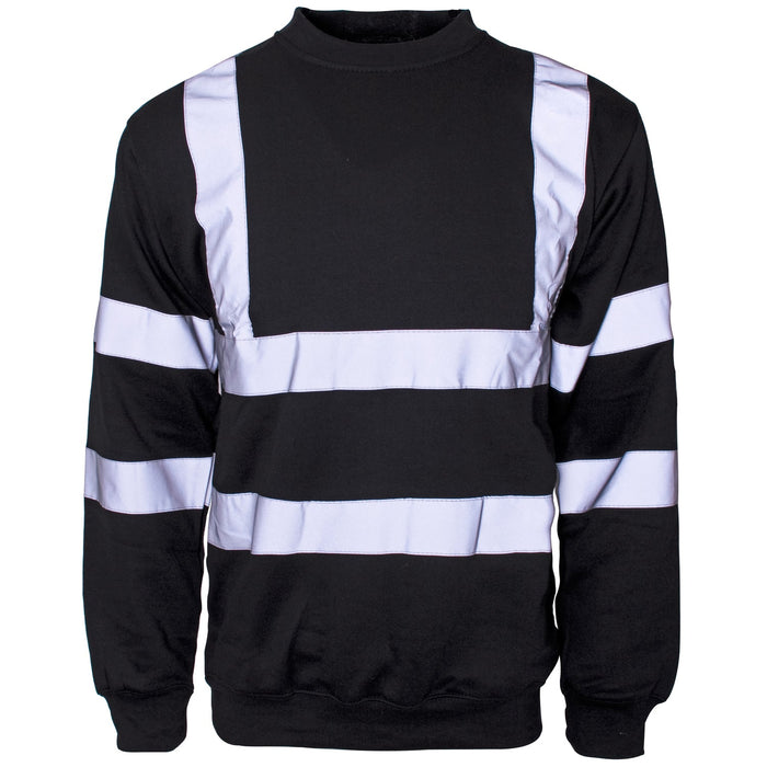 Hi Vis Crew Neck Sweatshirt - Jackson Handling Ltd