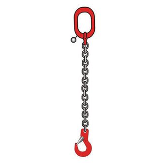 Grade 80 One leg Chain Sling 7mm - 19mm - Jackson Handling Ltd