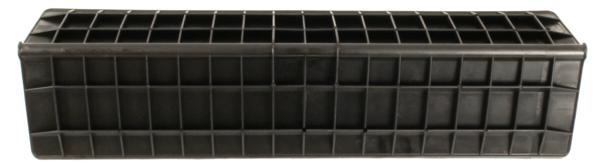 Long Heavy duty Corner Protector 800mm X 180mm X 140mm X 5mm Thickness Black with external ribs - Jackson Handling Ltd