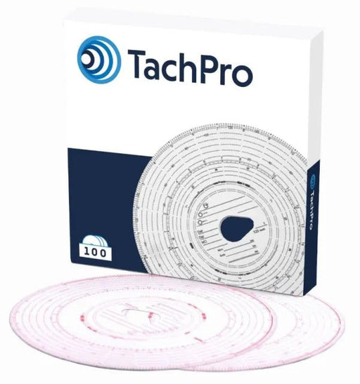 125kmh Red Combi Analogue Tachograph Charts - Jackson Handling Ltd