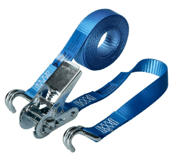 25mm X 5mtr Ratchet Strap With Claw Hooks 0.8T - Jackson Handling Ltd