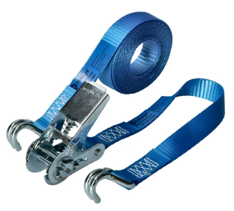 5Mtr x 25mm Ratchet Strap with claw hooks