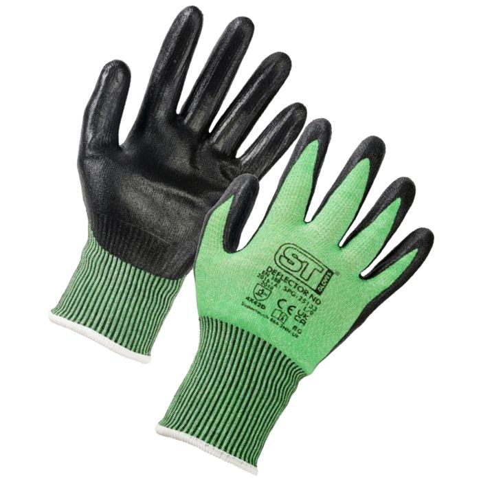 Deflector ND Cut-Level D Nitrile Foam Gloves ( 12 pairs per bag )