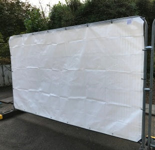 White Flame Retardant Tarpaulins (200GSM)