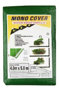 Green & Clear Mono Cover Tarpaulins (170GSM)