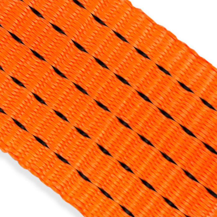 DAY GLO RATCHET STRAPS - with Hi-vis stitching