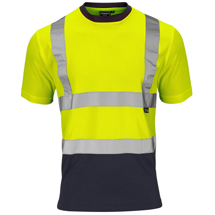 Hi-Vis 2 Tone Yellow T-Shirt