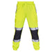 Hi Vis 2 Tone Jogging Bottoms Orange
