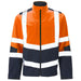 Hi Vis 2 Tone Orange Softshell Jacket