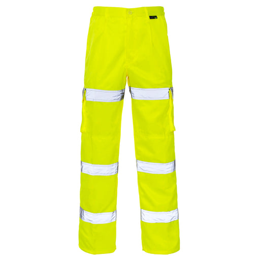 Hi Vis 3 Band Combat Trousers