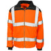 Hi Vis Fleece Jacket - Rain Patch Orange