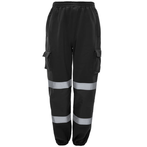 Hi Vis Jogging Bottoms Black