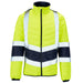 Hi Vis Yellow 2 Tone Puffer Jacket