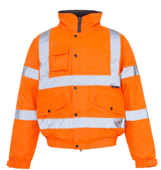 Hi Vis Orange Standard Storm Bomber Jacket