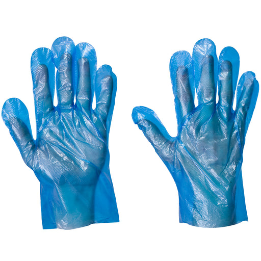 PE Disposable Gloves Blue