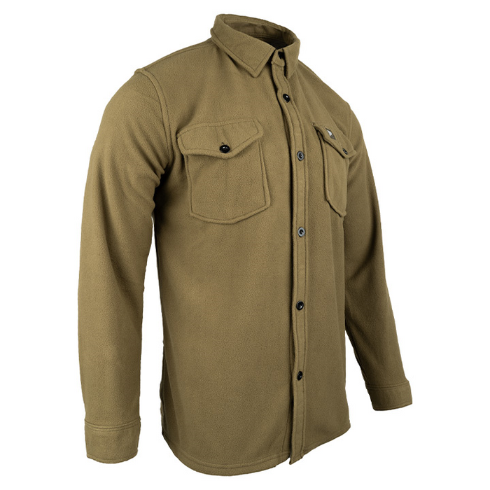 Polar Fleece Shirt Dark Mustard