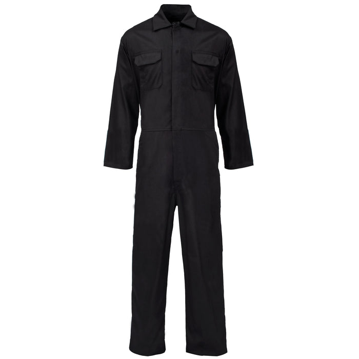 Polycotton Coverall - Black