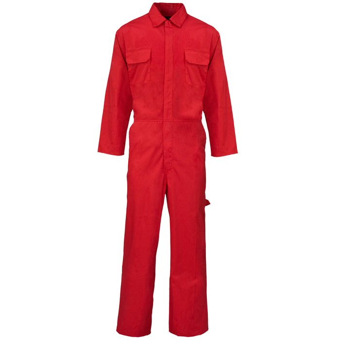Polycotton Coverall - Red