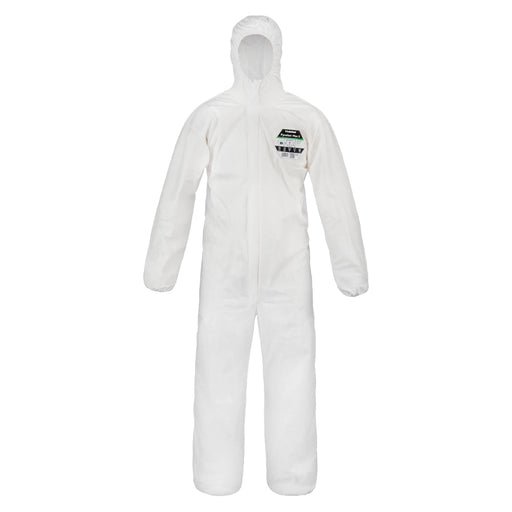 Pyrolon Plus 2 Coverall with Hood White