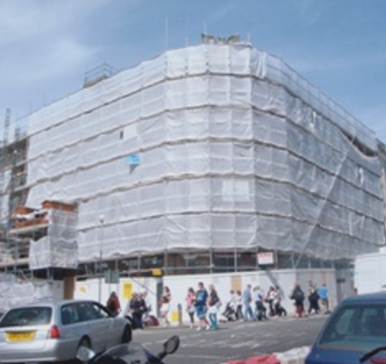 170gsm Scaffold Sheeting / Cladding