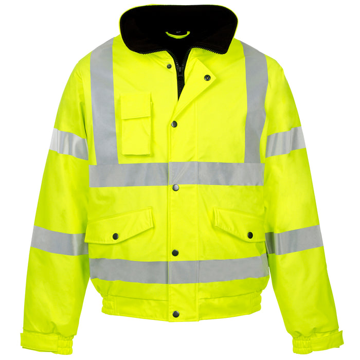 Storm-Flex PU Bomber Jacket Yellow