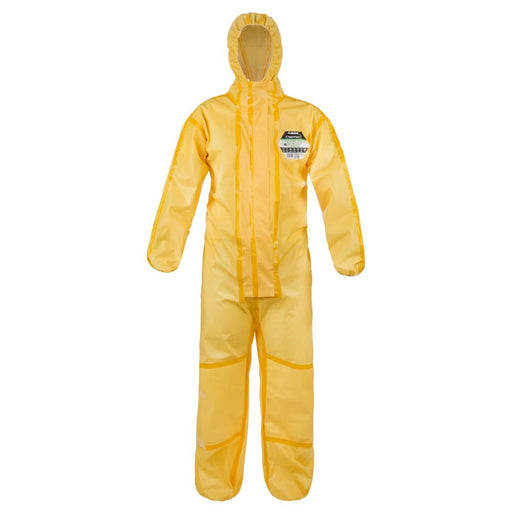 ChemMAX 1 Yellow Coverall with Hood - Jackson Handling Ltd