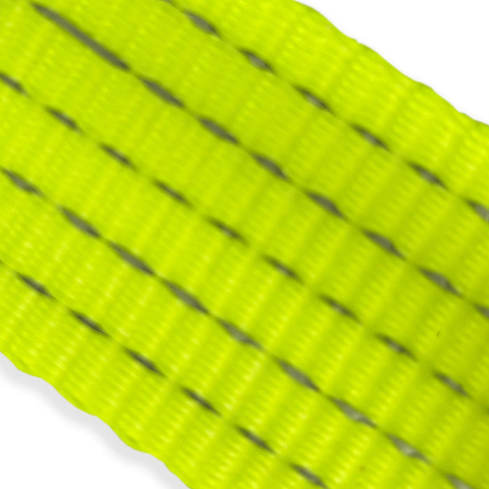 DAY GLO RATCHET STRAPS - with Hi - vis stitching - Jackson Handling Ltd