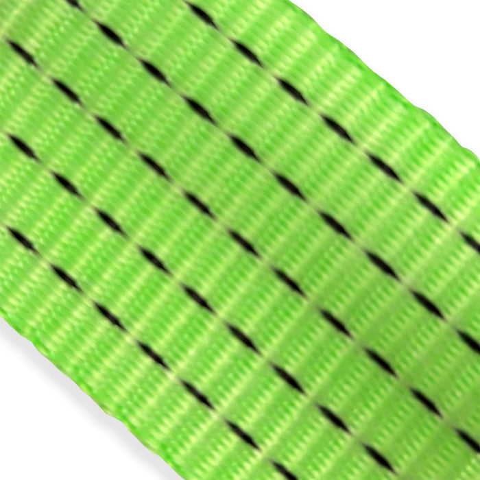 DAY GLO RATCHET STRAPS - with Hi - vis stitching - Jackson Handling Ltd