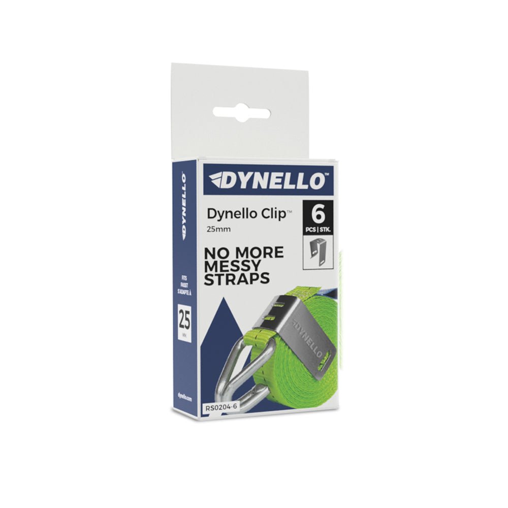 DYNELLO Clip 25mm Steel 6 - Pack Strap Clamp - Jackson Handling Ltd