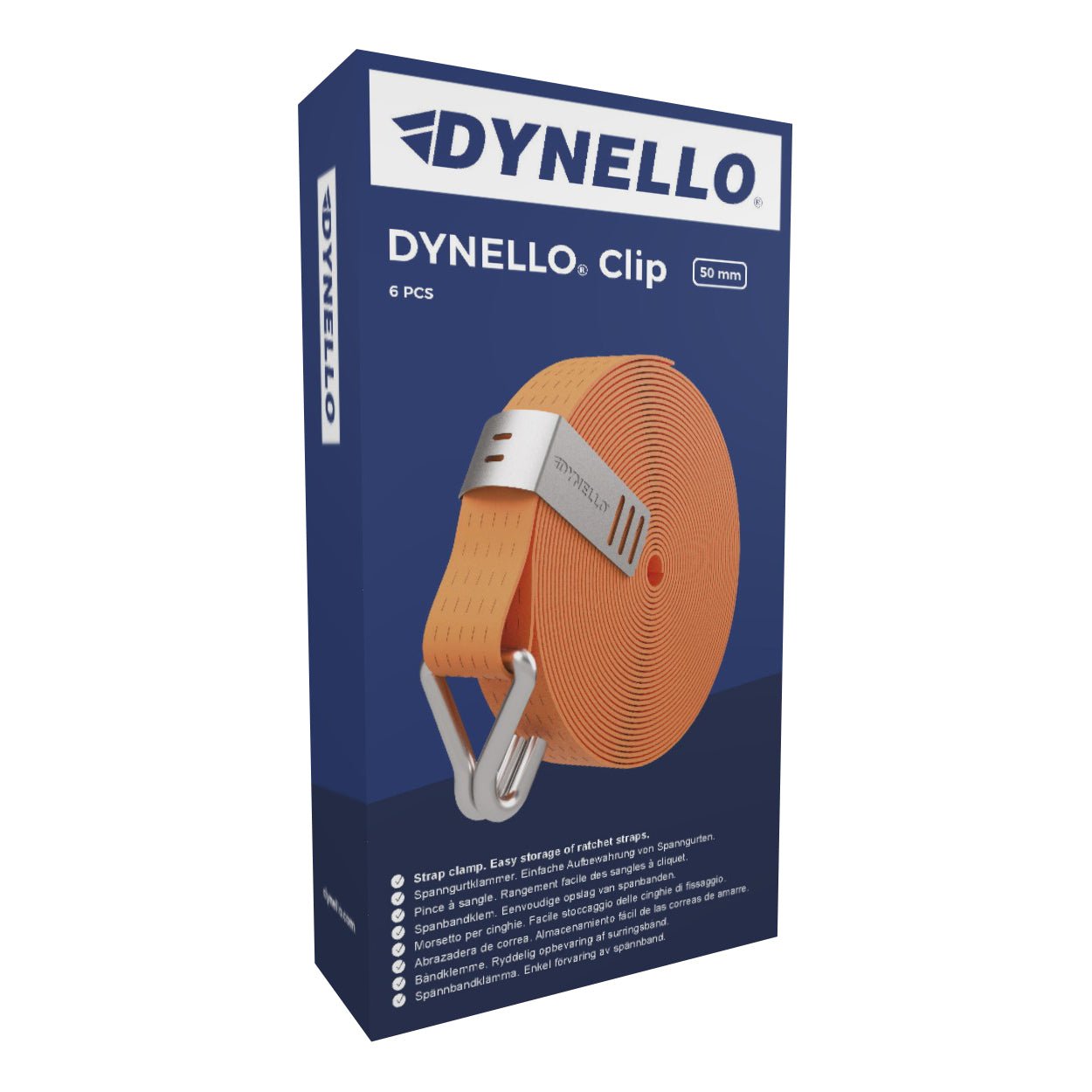 DYNELLO Clip 50mm Stainless Steel Strap Clamp - 6 Pack - Jackson Handling Ltd