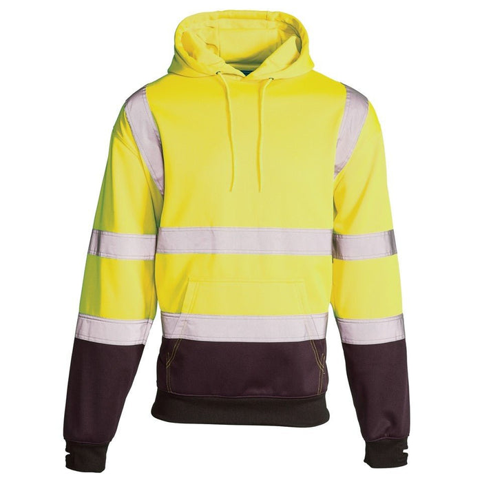 Hi Vis 2 Tone Hooded Sweatshirt - Jackson Handling Ltd