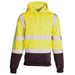 Hi Vis 2 Tone Hooded Sweatshirt - Jackson Handling Ltd