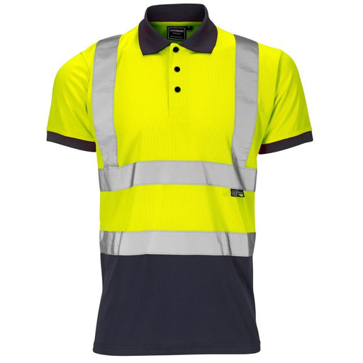 Hi - Vis 2 Tone Yellow Polo Shirt - Yellow - Jackson Handling Ltd
