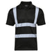 Hi Vis Black Bird Eye Polo Shirt - Jackson Handling Ltd