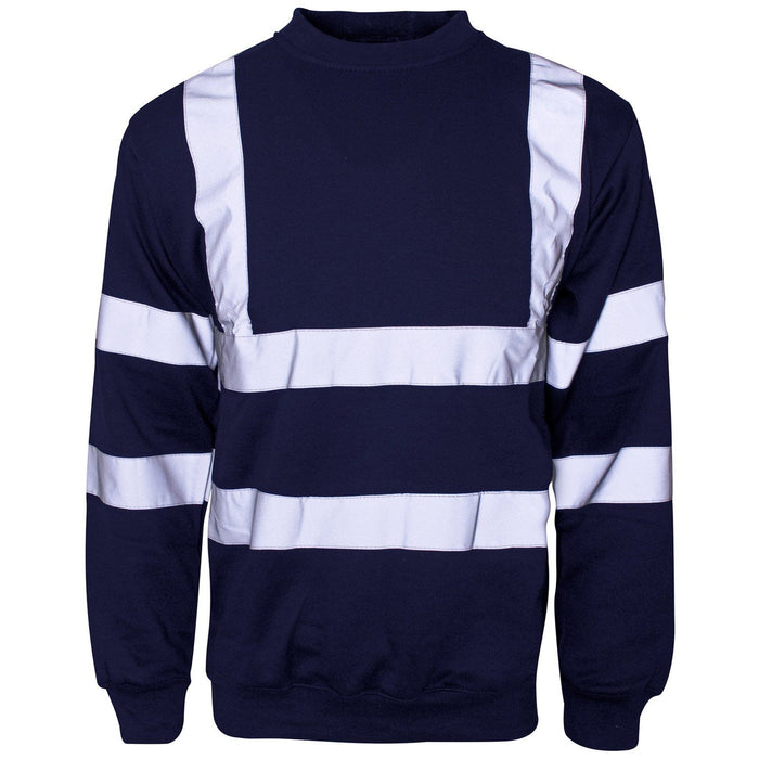 Hi Vis Crew Neck Sweatshirt - Jackson Handling Ltd