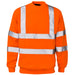 Hi Vis Crew Neck Sweatshirt - Jackson Handling Ltd