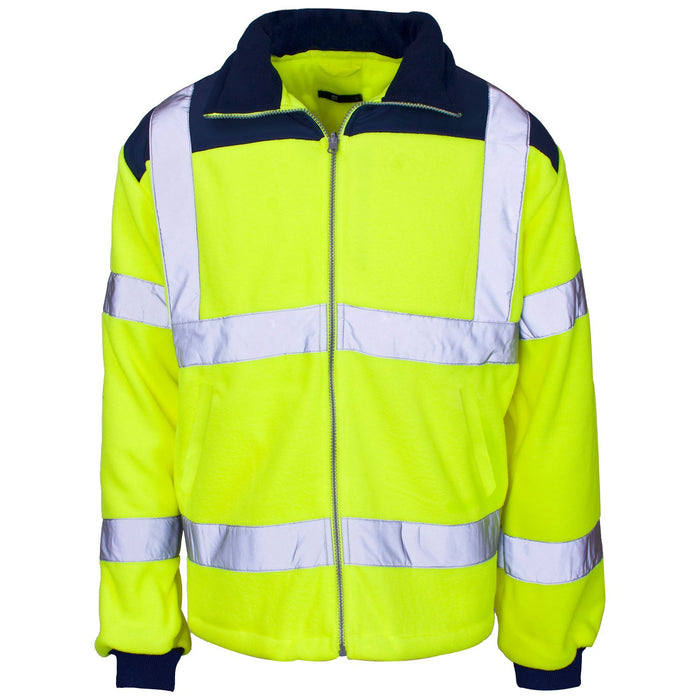 Hi Vis Fleece Jacket - Rain Patch - Jackson Handling Ltd