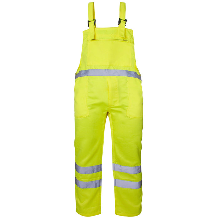 Hi Vis Polycotton Bib Trousers - Jackson Handling Ltd