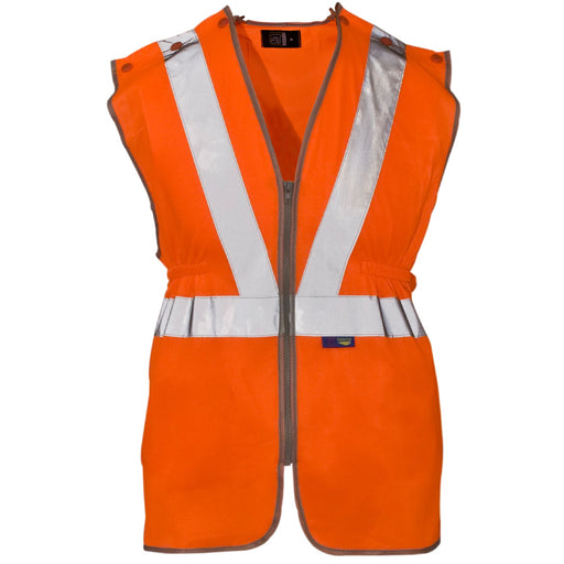 Hi Vis Polyester Long Tracker Vest - Jackson Handling Ltd