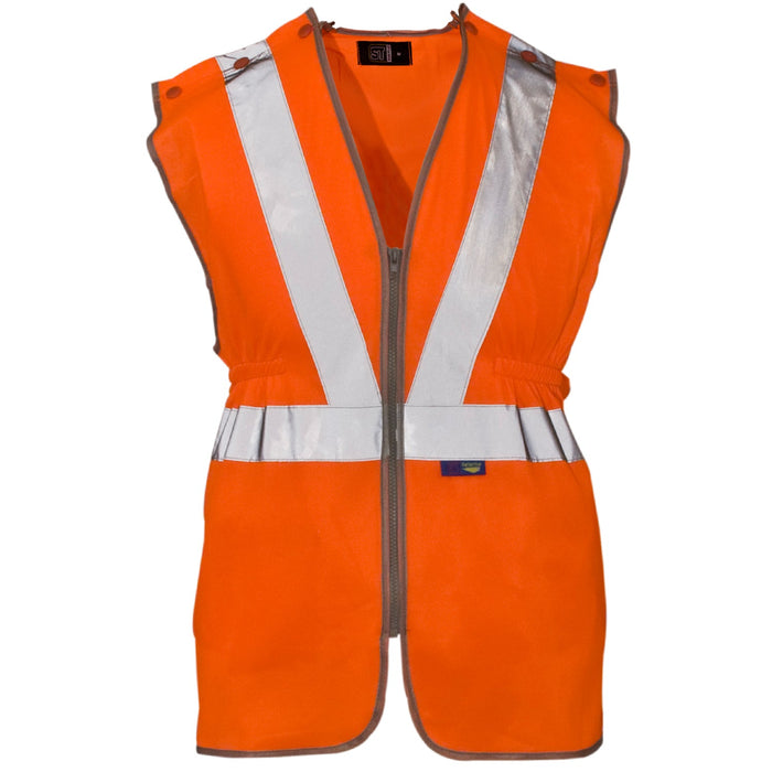 Hi Vis Polyester Long Tracker Vest - Jackson Handling Ltd