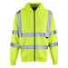 Hi Vis Zipped Hoodie - Jackson Handling Ltd