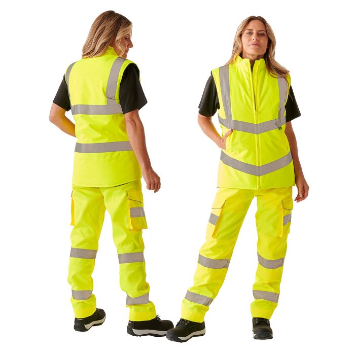 Ladies Hi Vis Body Warmer - Jackson Handling Ltd