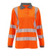 Ladies Hi Vis Savannah Birds Eye Long Sleeved Polo - Jackson Handling Ltd